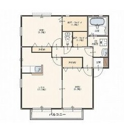 ブランクルールAの間取り