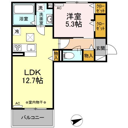 日吉ハイツIIIの間取り
