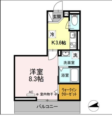 リエート中央町の間取り
