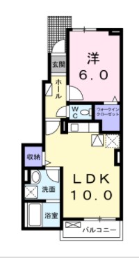 ローズカサブランカの間取り