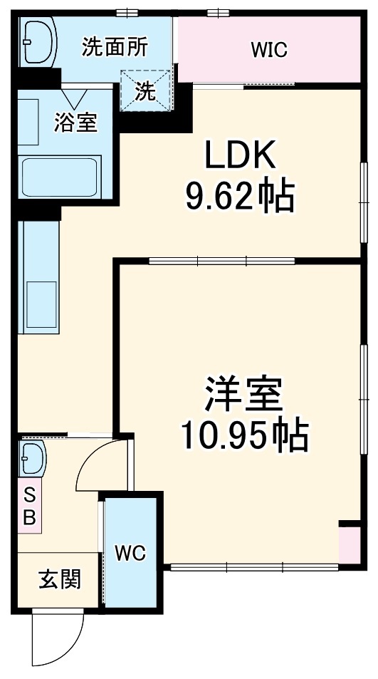 ル・リオン元浜の間取り