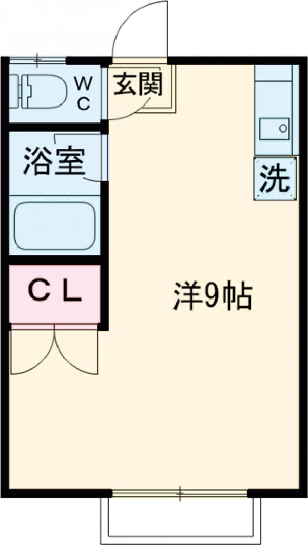 ベルデ自由が丘 B棟の間取り