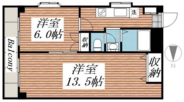 SKハイツの間取り