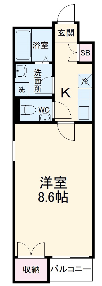 M Residence常盤の間取り