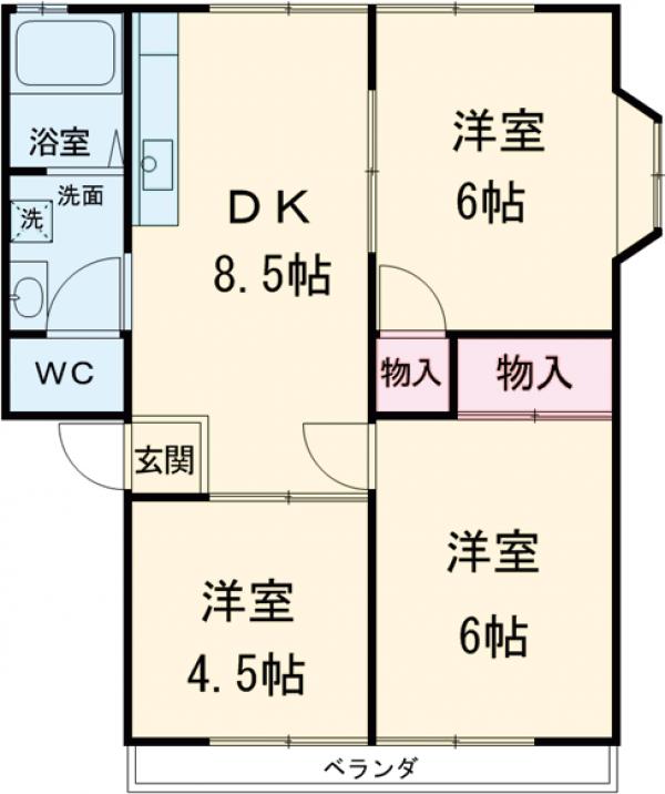 ツェレ吉水の間取り