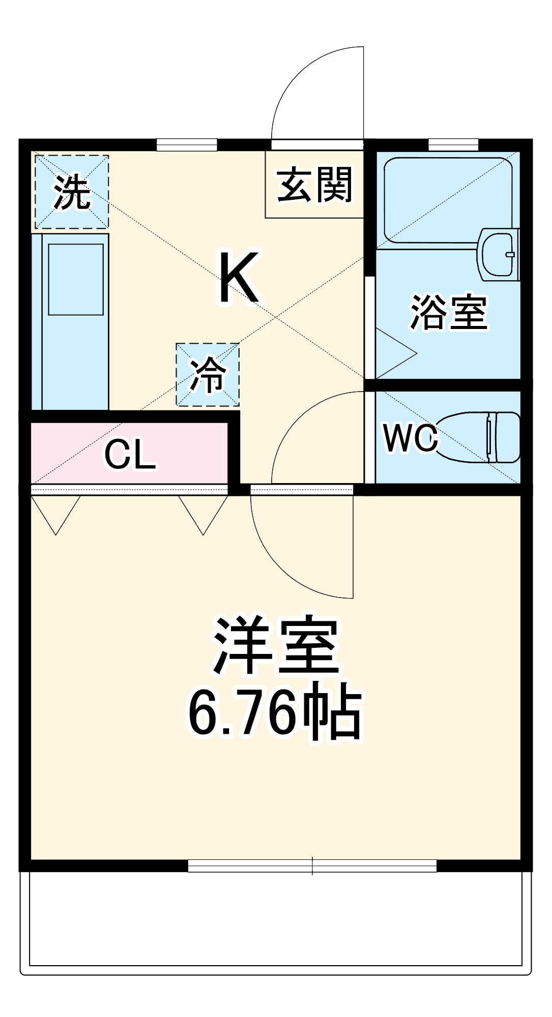 シャローム湘南の間取り