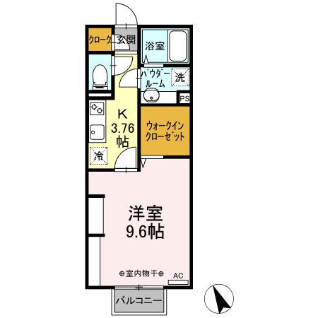 チェントロクオーレIの間取り