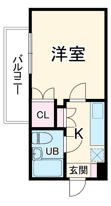 ユースピア本厚木の間取り
