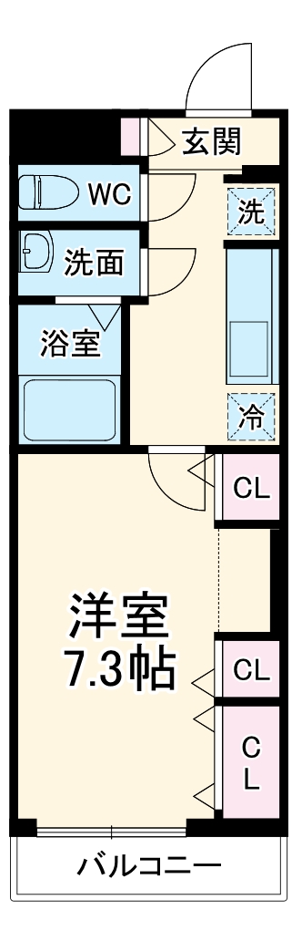 グレイス大塚・帝京大学の間取り
