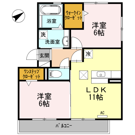 ラムール326の間取り