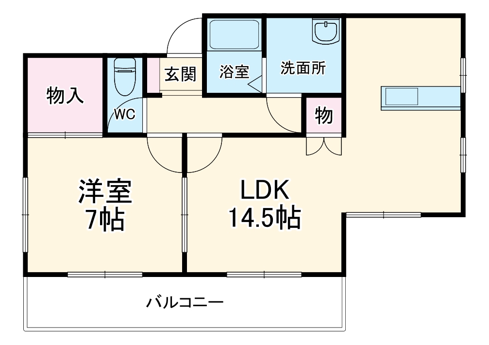 ブルーベリーの間取り