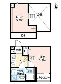カスミ美原町(ミハラチョウ)の間取り