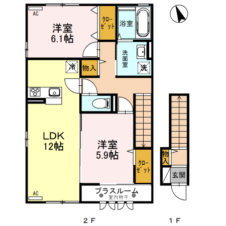 ルビー Cの間取り