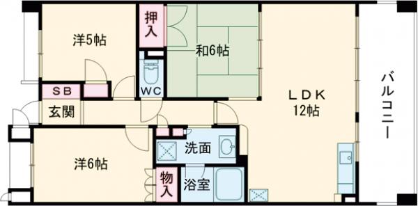 ネバーランド西京極の間取り