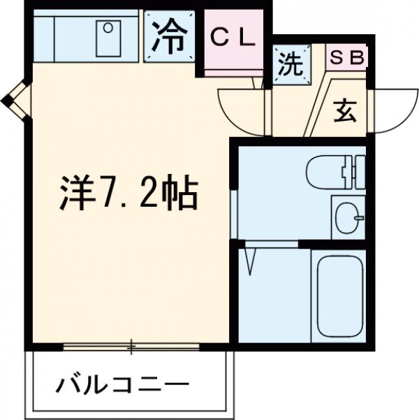 リラクレール長津田A号棟の間取り