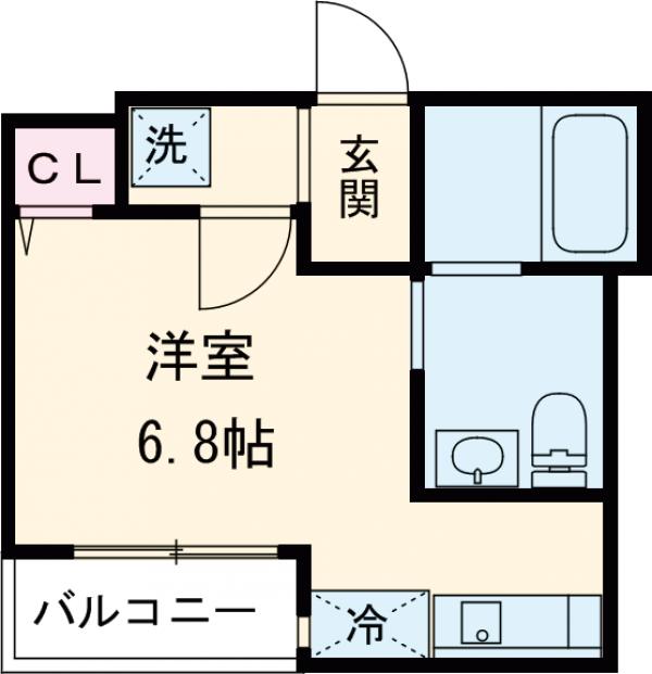 リラクレール長津田A号棟の間取り