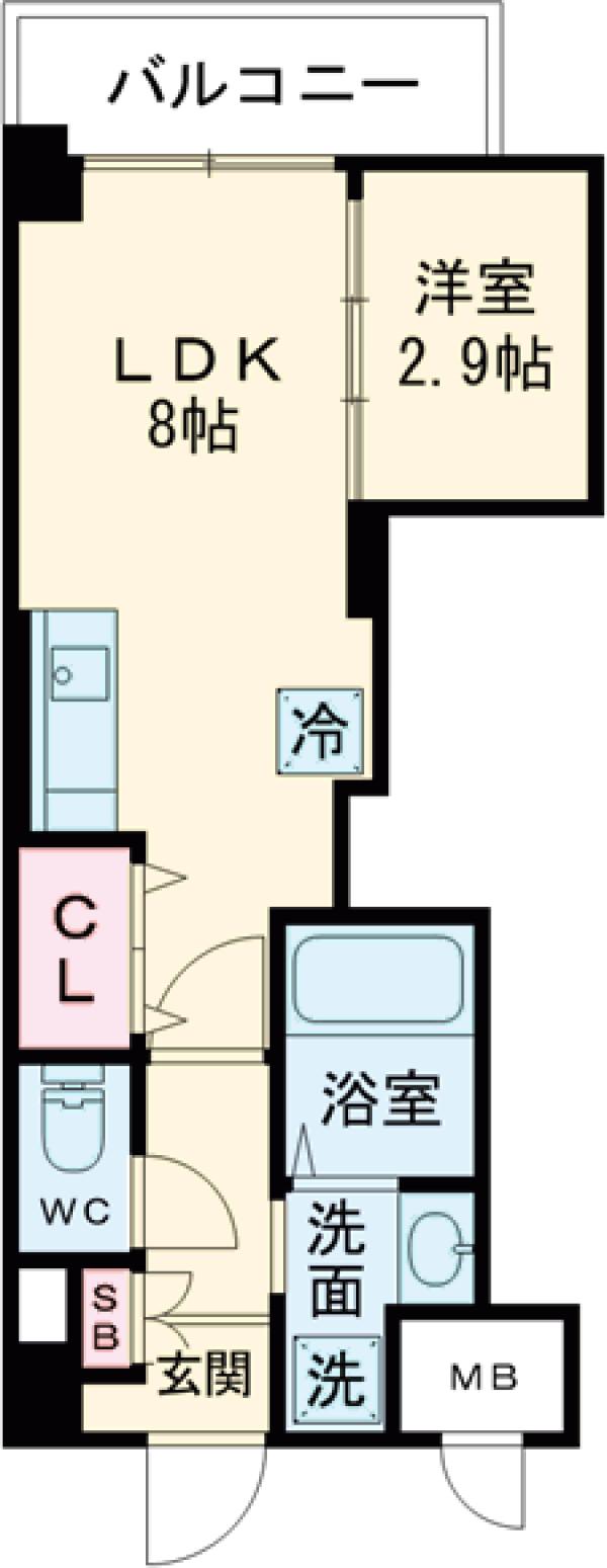 ライフプラン赤坂の間取り