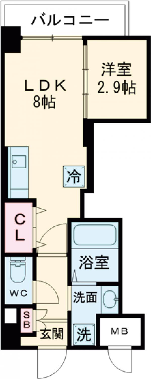 ライフプラン赤坂の間取り