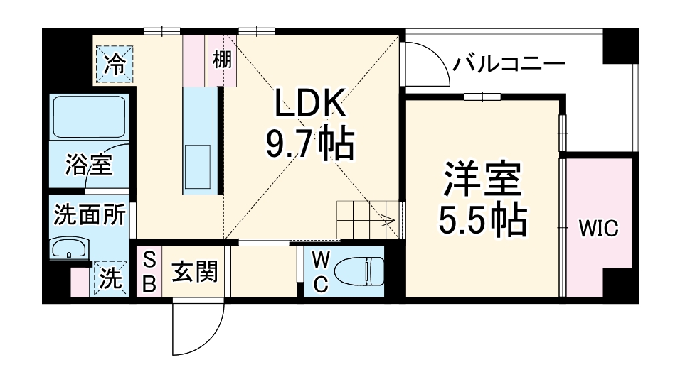 オストハイムの間取り