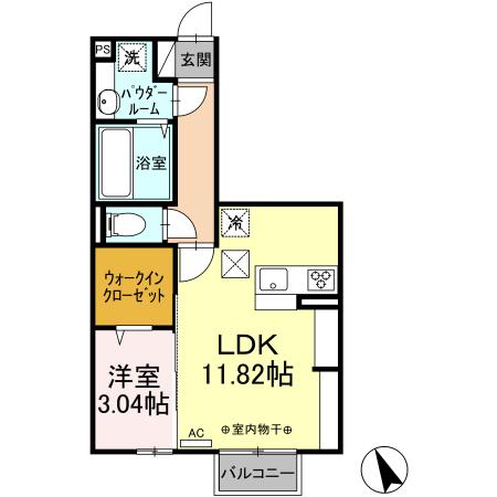チェントロクオーレIの間取り