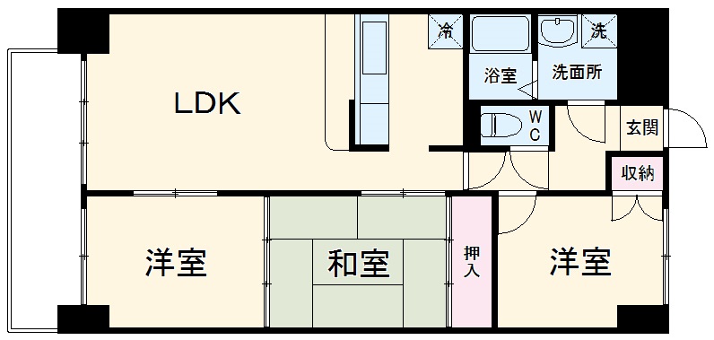 悠和苑の間取り