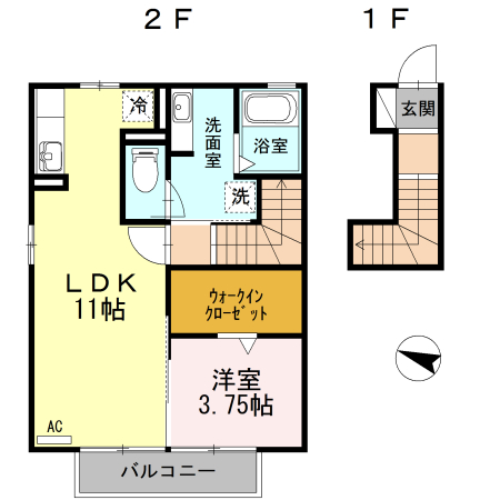 ティーダの間取り