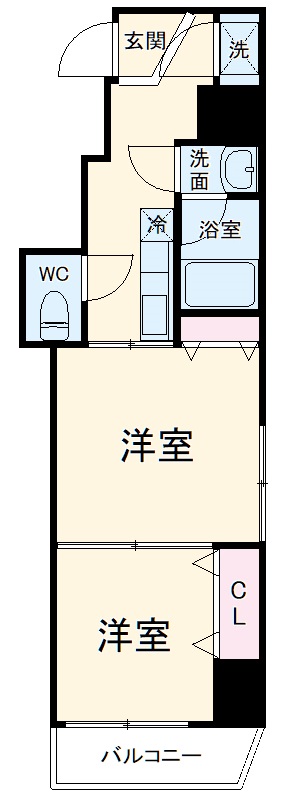 ラフィーヌ末広町の間取り