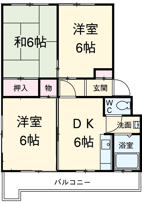 光マンションの間取り
