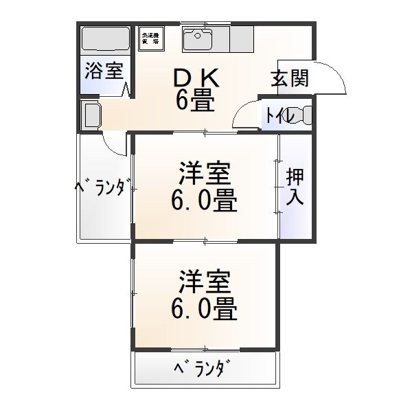 コーポ近藤の間取り
