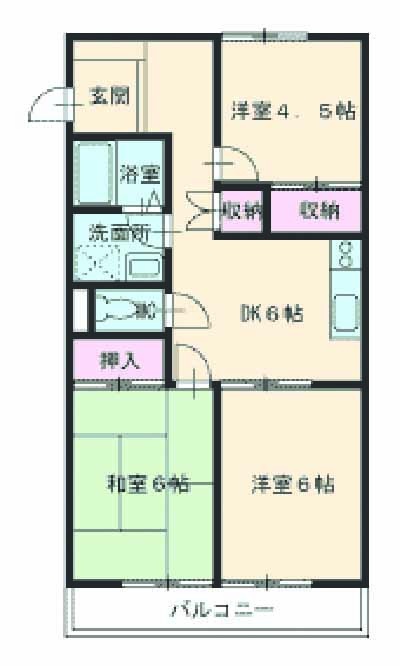 グリーンサイトの間取り