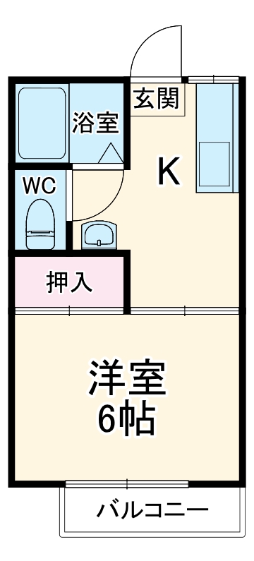 タウニィ石原D棟の間取り