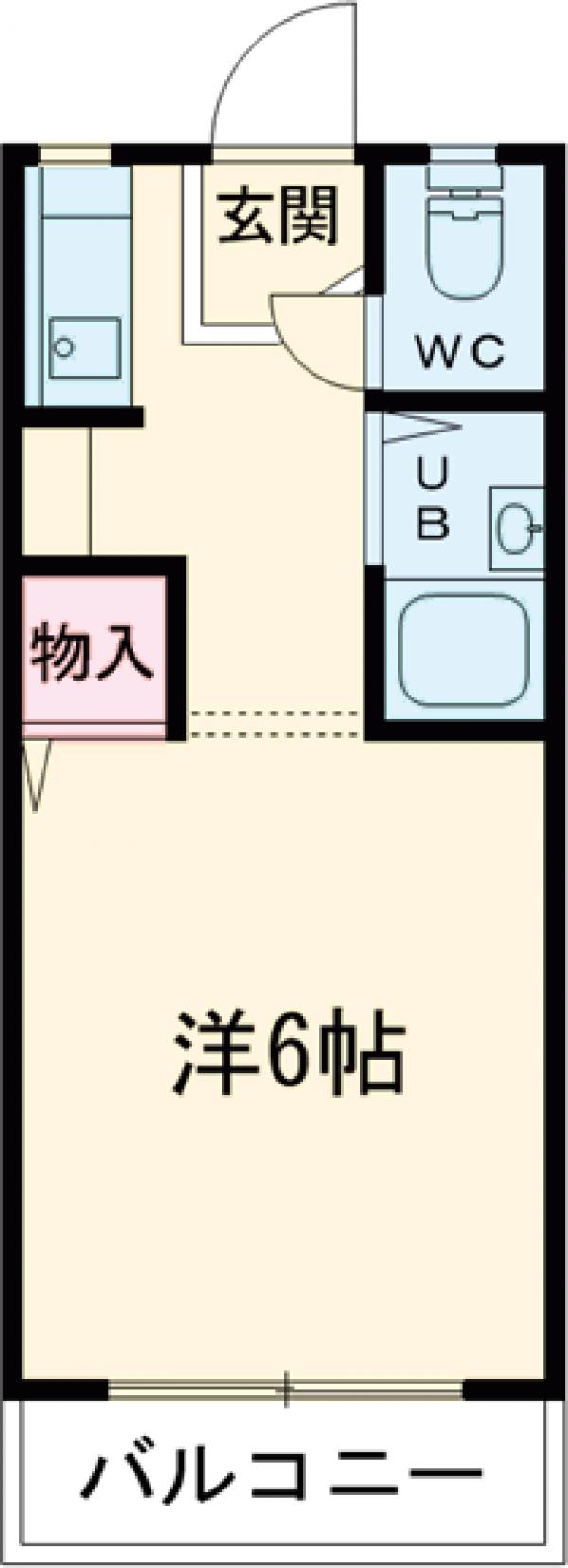 ホワイトハイツ春日の間取り