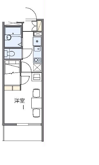 レオパレスAoyamaⅡの間取り