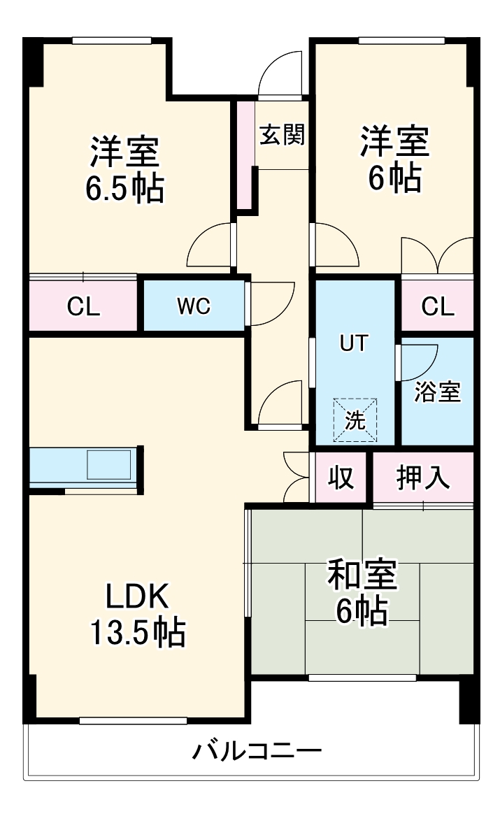 P・WAVE417 の間取り