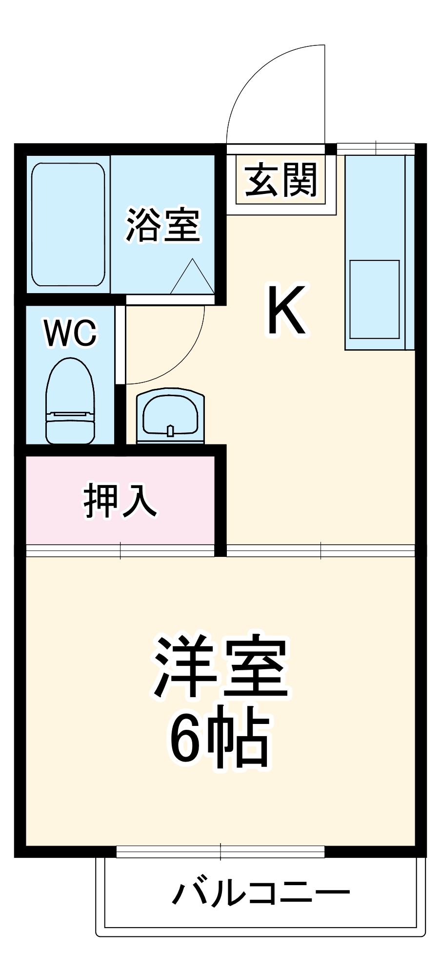 タウニィ石原D棟の間取り