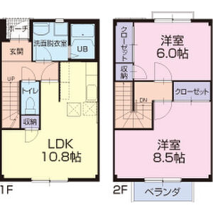 グランドソレイユ Kの間取り