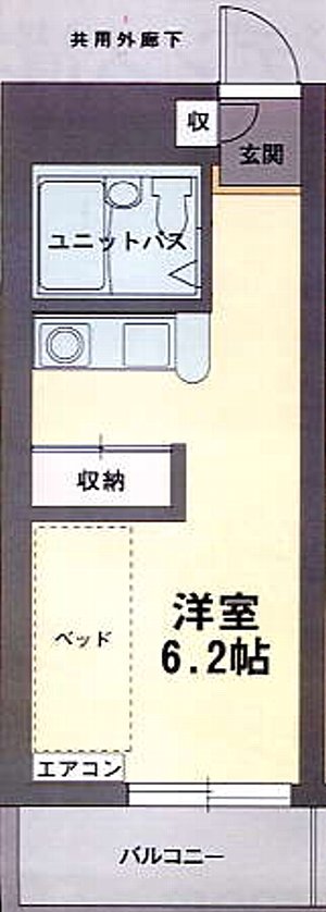 レジデンス清水の間取り