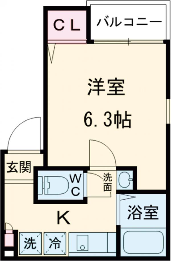 グランクオール梅島の間取り