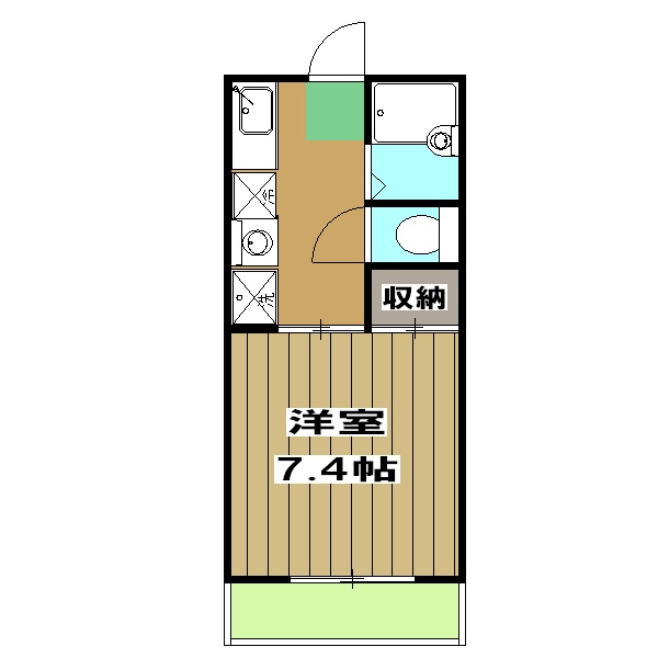 コーポせいまAの間取り
