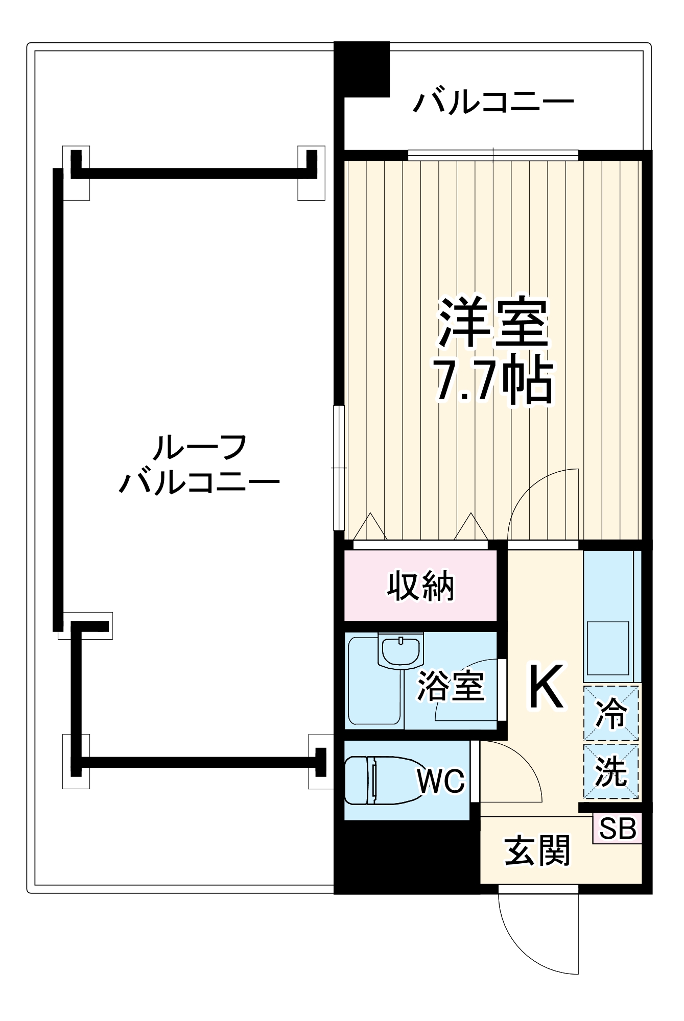 リポザーレ仲町台の間取り