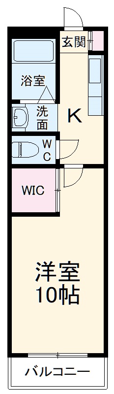 東船橋の完工年月(2012年1月)築の賃貸マンションの間取り