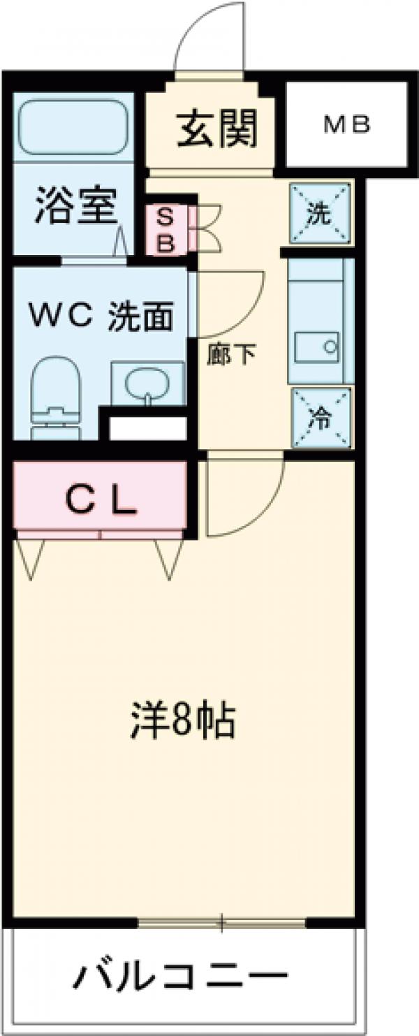 AZEST調布の間取り