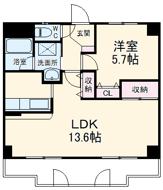 グレイス詩香の間取り