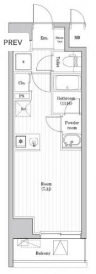 南千住レジデンスの間取り