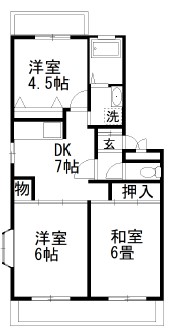 プランドールヤマダの間取り