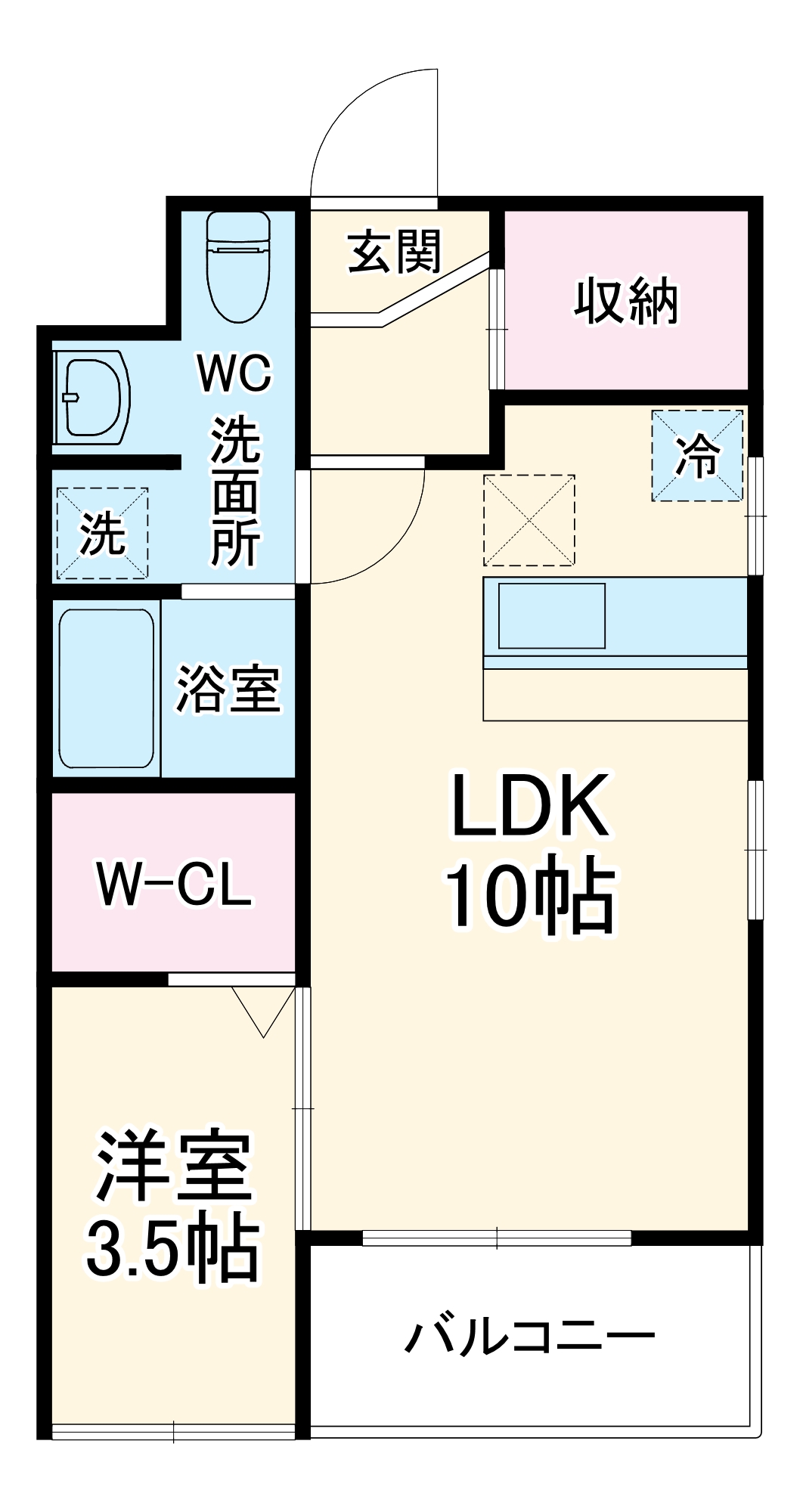 コーポ山本の間取り