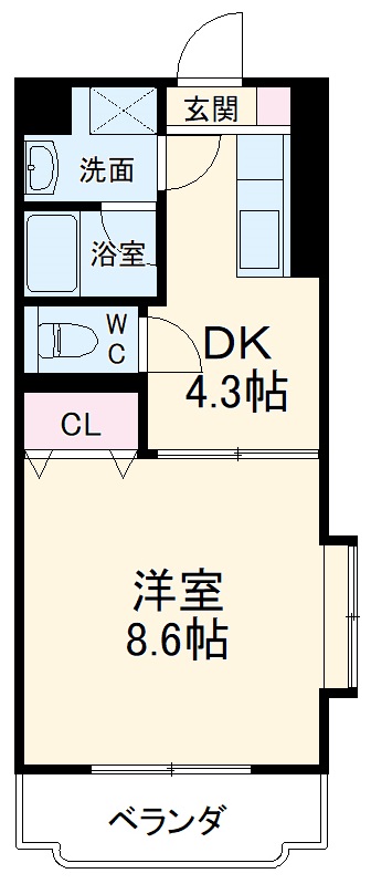 エテルノ.エビスの間取り