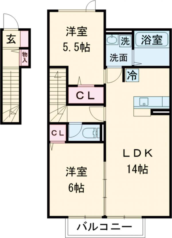 サンフォレストの間取り