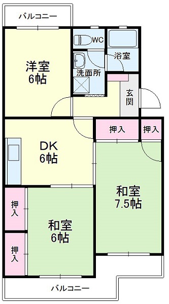マンションラフィーネの間取り