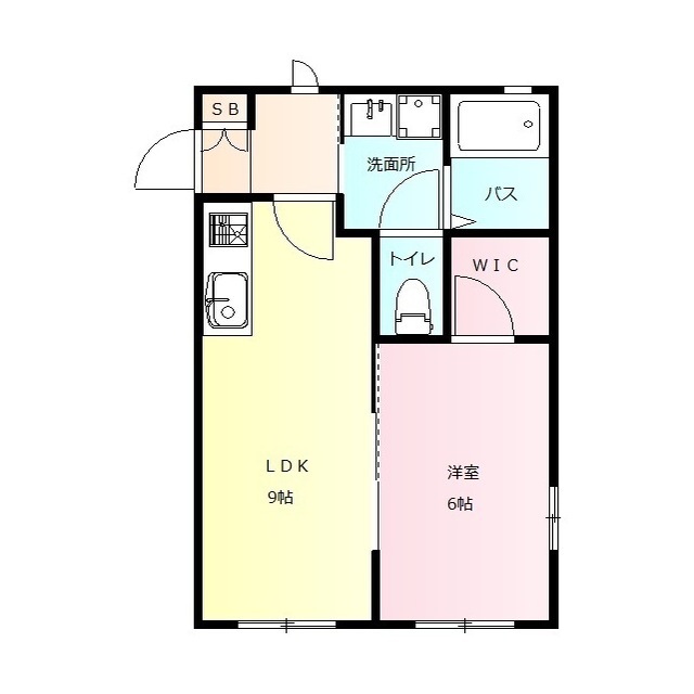 エスポワールMの間取り